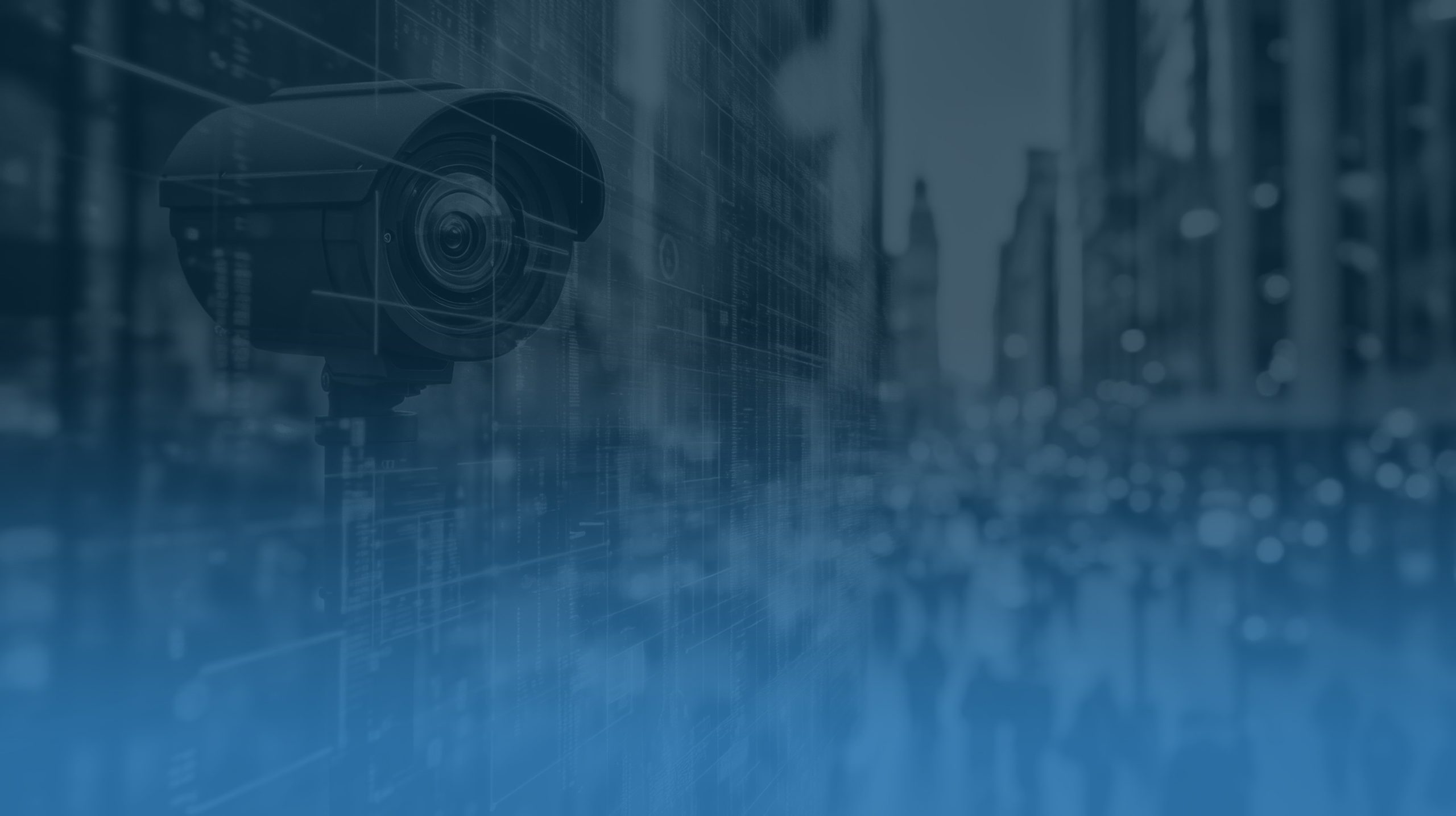 City surveillance camera with computer vision that recognizes objects and faces to identify threats and intelligent traffic control
