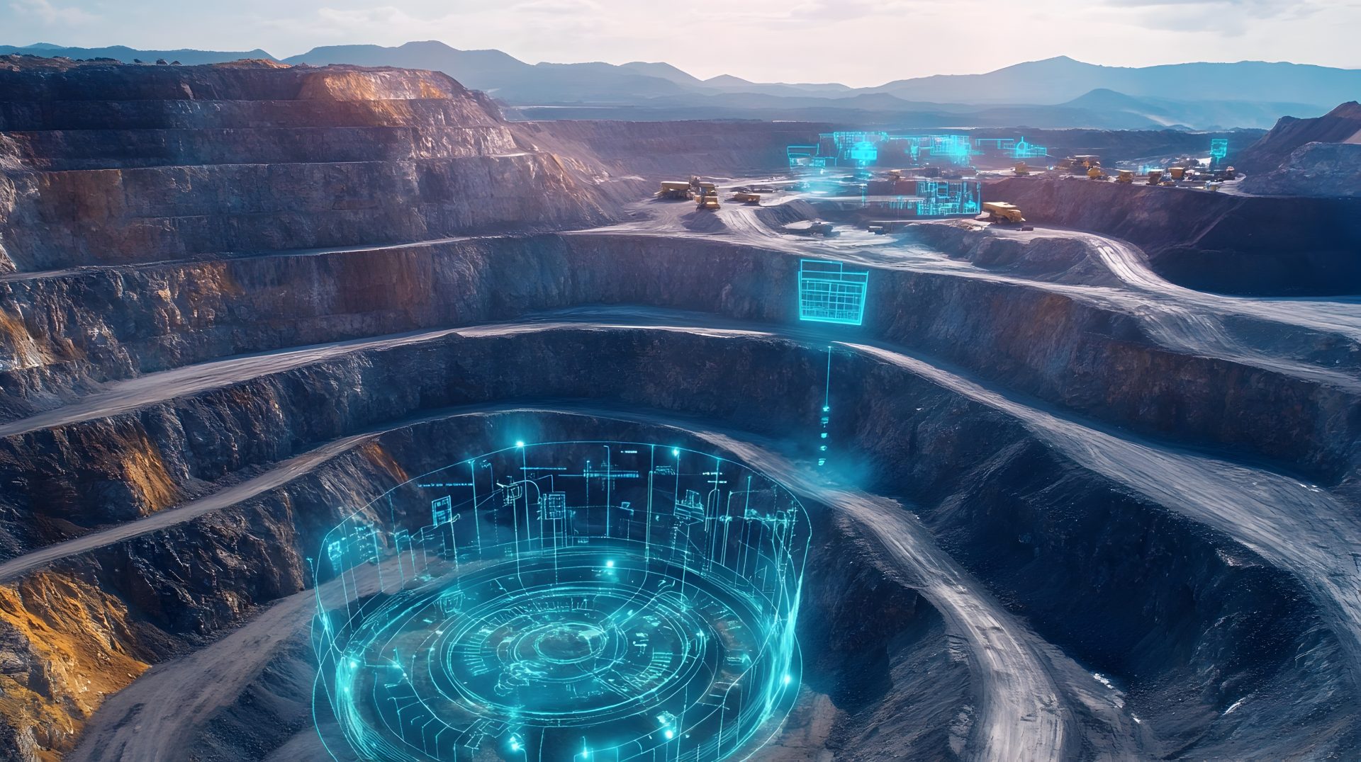 Innovative IoT sensor technology monitoring water usage and at a remote mining site enabling real time data analytics optimization and sustainable resource management